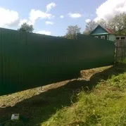 Забор из профнастила